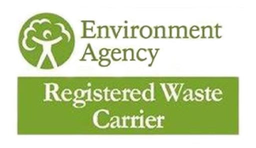 A green and white logo for the environment agency