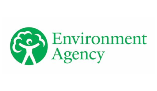 A green and white logo for the environmental agency.